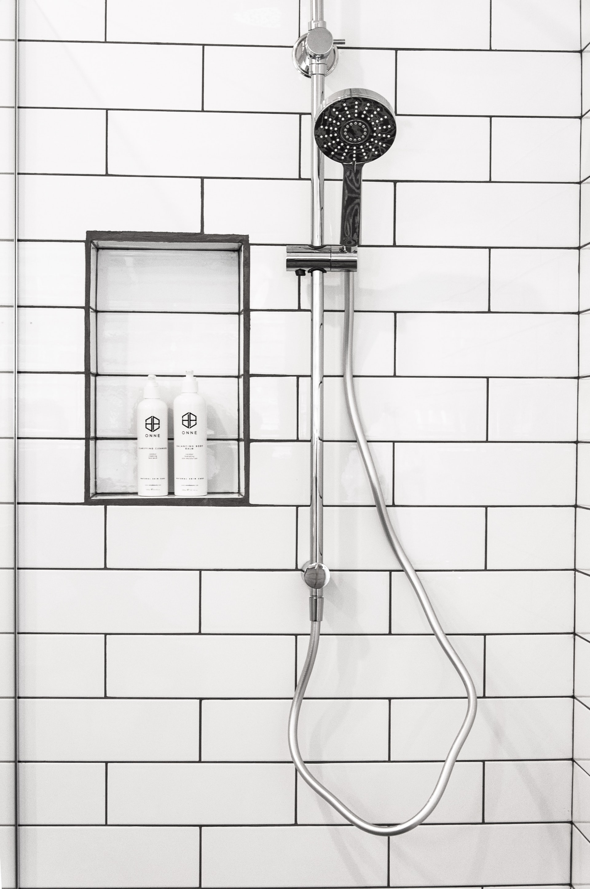 Handmade wall tiles, Dromana ensuite